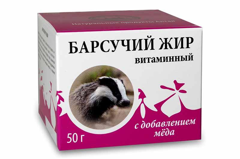 «Барсучий жир» с медом Витаминный (50 мл)