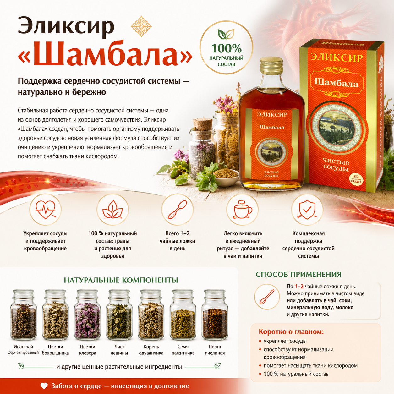 «Шамбала» чистые сосуды (Объём: 250мл.)